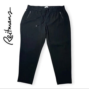 Reitmans Black Elastic  Waistband Pants